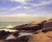 Rocks at Nahant - 威廉·斯坦利·哈兹尔廷